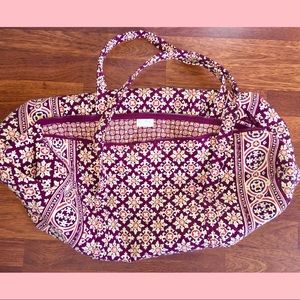 Vera Bradley Duffel, print: Medallion (retired)